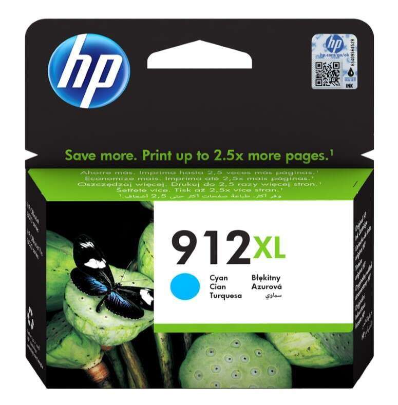 TINTA HP 912XL 3YL81AE CYAN
