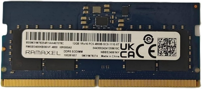 MEMORIA SODIMM 12GB RAMAXEL...