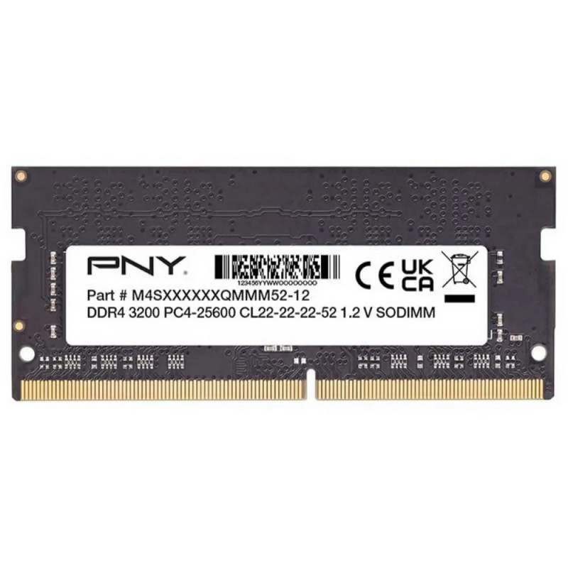 MEMORIA SODIMM 8GB PNY DDR4...
